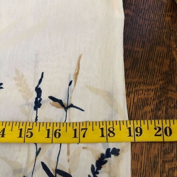 BCBGMAXAZRIA Cotton and Silk Wrap, Vintage Inspired Top Size S - Picture 14 of 16